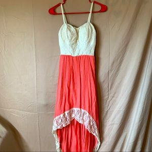 Spaghetti Strap High-Lo Dress